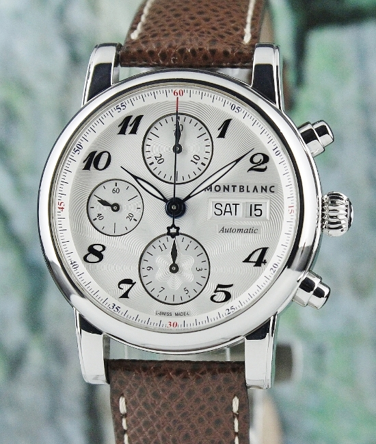 (image for) A MONT BLANC MEISTERSTUCK DAY-DATE CHRONOGRAPH